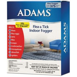 Adams Flea and Tick Indoor Fogger 2 Pack 3 Ounce Cans